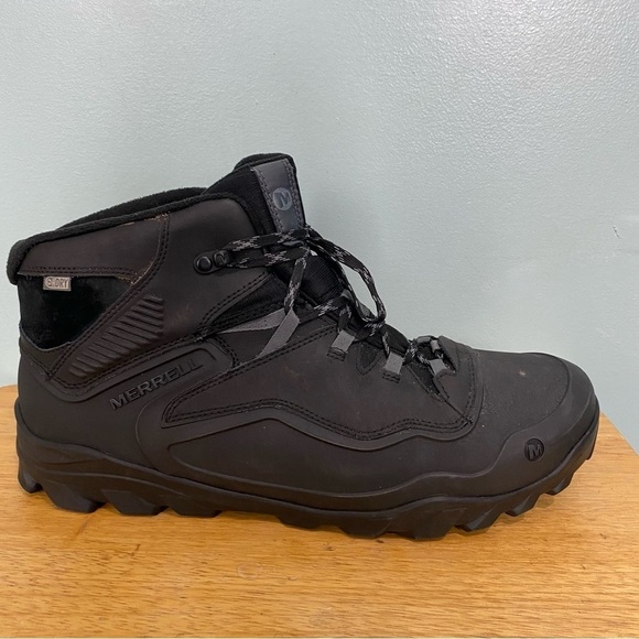 Merrell Overlook 6 Ice Waterproof Insulated Boots Sz 15 Black - Picture 1 of 11